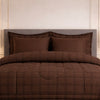 Comforter 6-Pcs Bloom Haven Set Poly Bag - Brown Colour