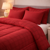 Comforter 6-Pcs Bloom Haven Set Poly Bag - Ruby Red Colour