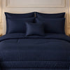 Comforter 7 Pcs Pure Aura Set Poly Bag - Navy Blue Colour