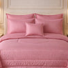 Comforter 7 Pcs Pure Aura Set Poly Bag - Pink Colour