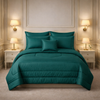 Comforter 7 Pcs Pure Aura Set Poly Bag - Green Colour