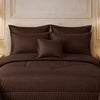 Comforter 7 Pcs Pure Aura Set Poly Bag - Brown Colour