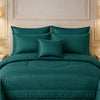 Comforter 7 Pcs Pure Aura Set Poly Bag - Green Colour
