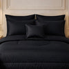 Comforter 7 Pcs Pure Aura Set Poly Bag - Black Colour