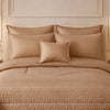 Comforter 7 Pcs Pure Aura Set Poly Bag - Beige Colour