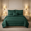 Comforter 7 Pcs Pure Aura Set Poly Bag - Green Colour