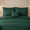 Comforter 7 Pcs Pure Aura Set Poly Bag - Green Colour
