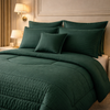 Comforter 7 Pcs Pure Aura Set Poly Bag - Green Colour