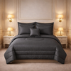 Comforter 7 Pcs Pure Aura Set Poly Bag - Gray Slate Colour