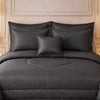 Comforter 7 Pcs Pure Aura Set Poly Bag - Gray Slate Colour
