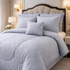 Comforter 7 Pcs Grand Mark Signature Set - Lavender Grey Colour