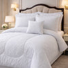 Comforter 7 Pcs Grand Mark Signature Set - White Colour