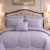Comforter 7 Pcs Grand Mark Signature Set - Pale Wisteria Colour
