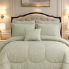 Comforter 7 Pcs Grand Mark Signature Set - Sage Mist Colour