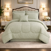 Comforter 7 Pcs Grand Mark Signature Set - Sage Mist Colour