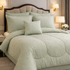 Comforter 7 Pcs Grand Mark Signature Set - Sage Mist Colour