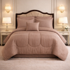 Comforter 7 Pcs Grand Mark Signature Set - Dusty Rose Colour