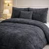 Comforter 7 Pcs Ultra Soft Cloud Fill Top Fitted Set - Gray Colour