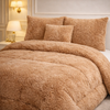 Comforter 7 Pcs Ultra Soft Cloud Fill Top Fitted Set - Beige Colour
