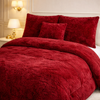 Comforter 7 Pcs Ultra Soft Cloud Fill Top Fitted Set - Red Colour