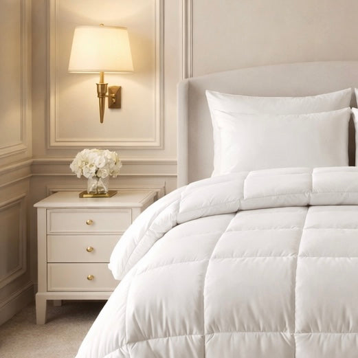 Comforter Golden Loom Duvet Double Bed Poly Bag - White Colour
