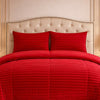 Comforter 4 Pcs Set Levora Comfort Premier Fitted Poly Bag - Red Colour