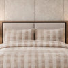 Comforter 4 Pcs Set Ornate Carve Poly Bag - Off White Colour
