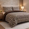 Comforter 4 Pcs Set Savanna Signature Top Fitted Poly Bag - Classic Leopard Colour