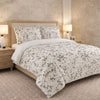 Comforter 4 Pcs Set Savanna Signature Top Fitted Poly Bag - Salt & Pepper Colour