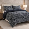 Comforter 4 Pcs Set Savanna Signature Top Fitted Poly Bag - Gray Colour