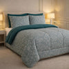 Comforter 6 Pcs Set Prime Rest Poly Bag - Dark Green Colour