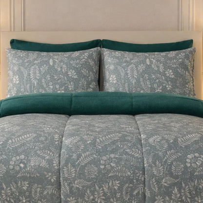 Comforter 6 Pcs Set Prime Rest Poly Bag - Dark Green Colour