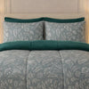 Comforter 6 Pcs Set Prime Rest Poly Bag - Dark Green Colour