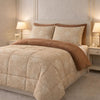 Comforter 6 Pcs Set Prime Rest Poly Bag - Taupe Colour