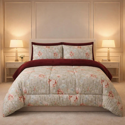 Comforter 6 Pcs Set Prime Rest Poly Bag - Sage Green Colour