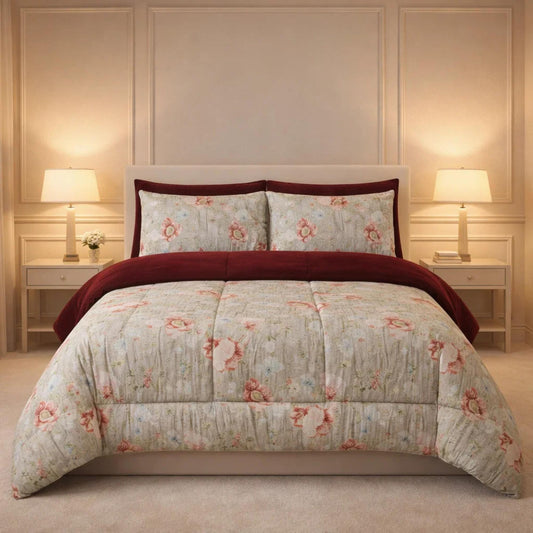 Comforter 6 Pcs Set Prime Rest Poly Bag - Sage Green Colour