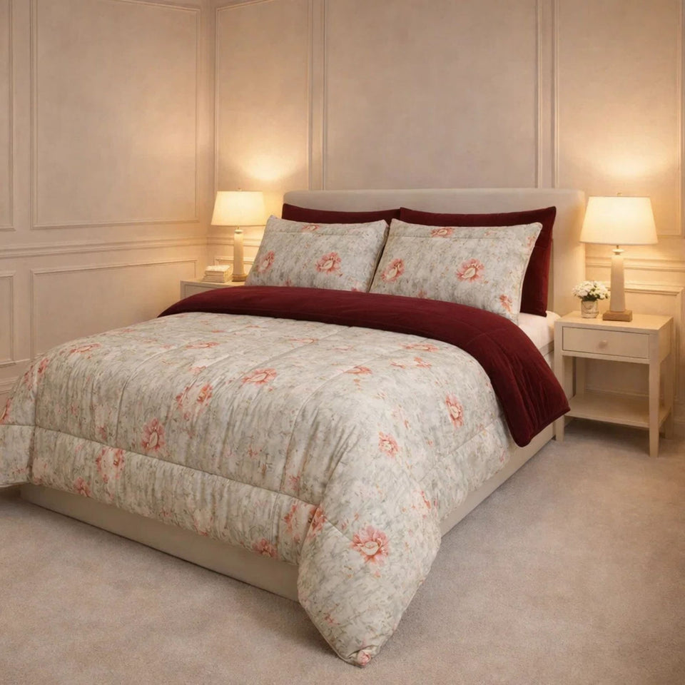 Comforter 6 Pcs Set Prime Rest Poly Bag - Sage Green Colour