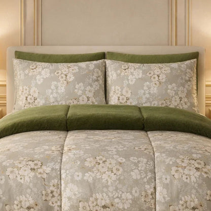 Comforter 6 Pcs Set Prime Rest Poly Bag - Olive Green Colour