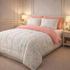 Comforter 6 Pcs Set Prime Rest Poly Bag - Coral Pink Colour