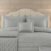 Comforter 9 Pcs Set Honey Weave Luxe Poly Bag - Gray Color