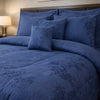 Comforter 9 Pcs Cotton Craft Textura Set Poly Bag - Blue Colour