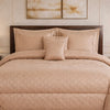 Comforter 9 Pcs Cotton Craft Textura Set Poly Bag - Beige Colour
