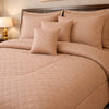 Comforter 9 Pcs Cotton Craft Textura Set Poly Bag - Beige Colour