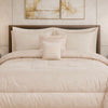 Comforter 9 Pcs Cotton Craft Textura Set Poly Bag - Oatmeal Colour