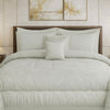 Comforter 9 Pcs Cotton Craft Textura Set Poly Bag - Sage Green Colour