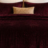 Crest Cashmere Fleece Blanket King Size - Charcoal Rose Colour