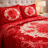 Estella Signature 3 Pcs Bed Spread Set Box - Red Colour