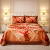 Estella Signature 3 Pcs Bed Spread Set Box - Brown Colour