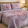 Florent Weave Cloud 4 Pcs Bed Spread Cloudy Set Box - Grey Colour