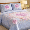 Florent Weave Cloud 4 Pcs Bed Spread Cloudy Set Box - Steel Blue Colour